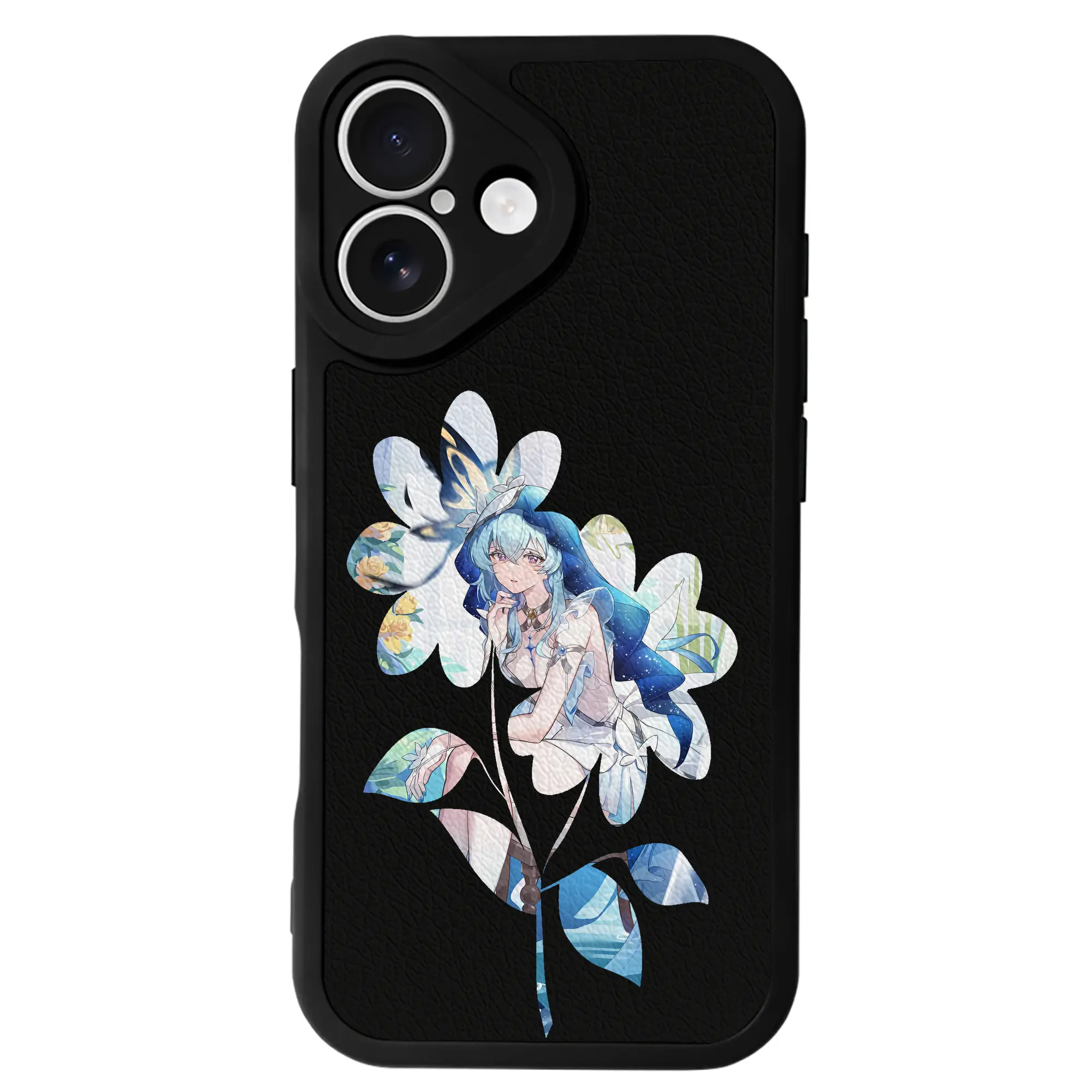 鳴潮 グッズ ショアキーパー - IPhone 16シリーズ対応 ・ シリコンスマホケース ・ レザー調 ・ 高精度フィット ・ 耐衝撃 ・ ワイヤレス充電対応 ・ 精密カット